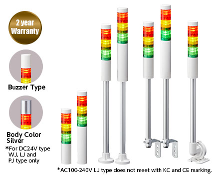 Luces de la columna de señalización LED de 40 mm LR4