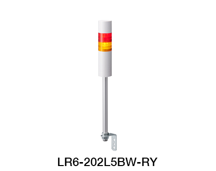 Torreta de Señalización Serie LR6 de Módulos LED (M12 de desconexión rápida)
