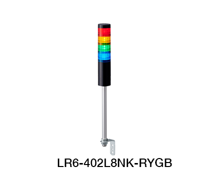 Torreta de Señalización Serie LR6 de Módulos LED (M12 de desconexión rápida)