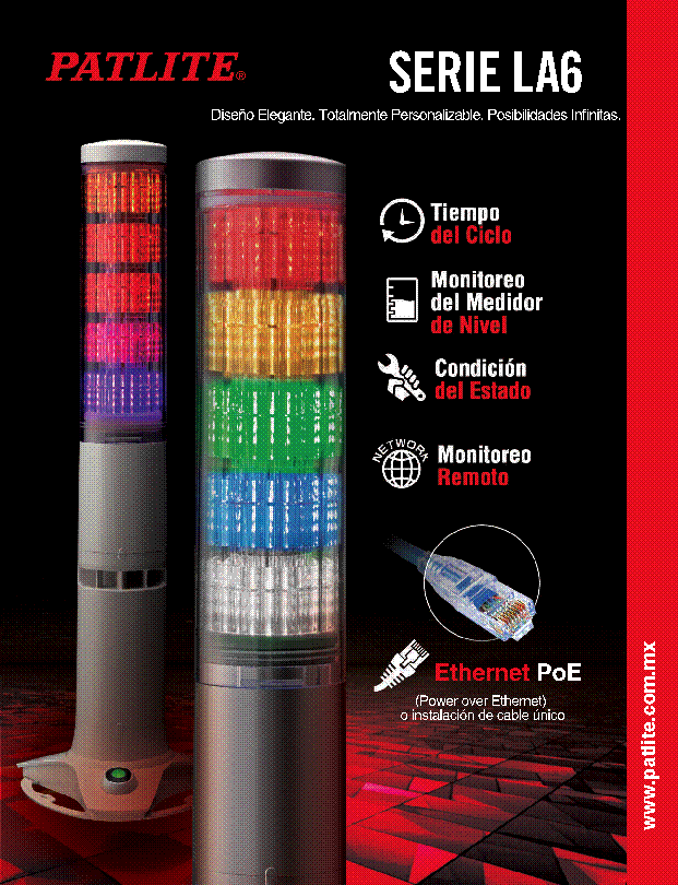 Torreta de señalización<br>Multicolor LA6<br> 
