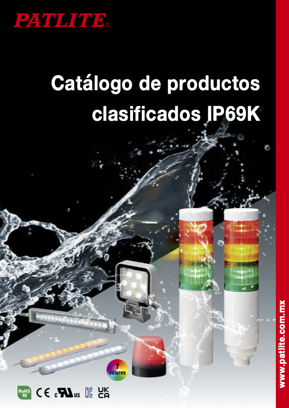 Catálogo de productos<br>clasificados IP69K