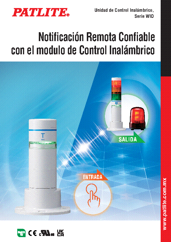 Unidad de Control Inalámbrico,<br>Serie WIO