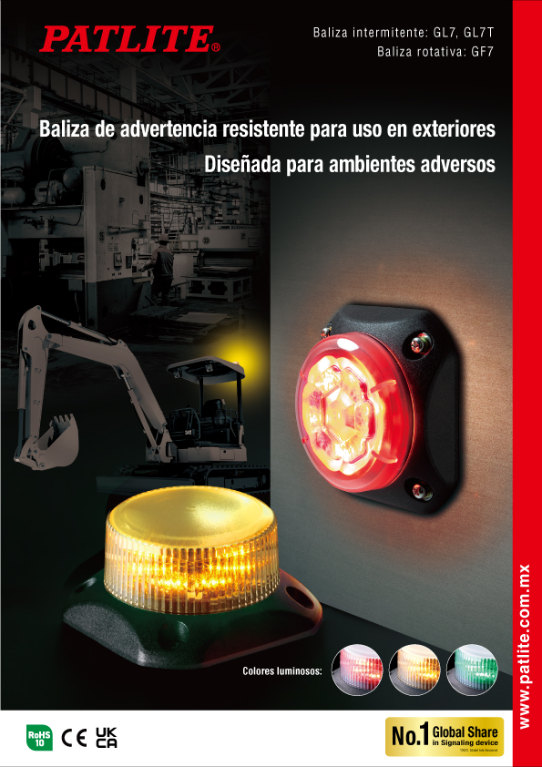 Serie GL7 <br> Baliza intermitente