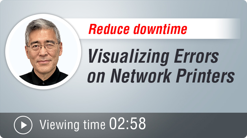 Visualizing Errors on Network Printers