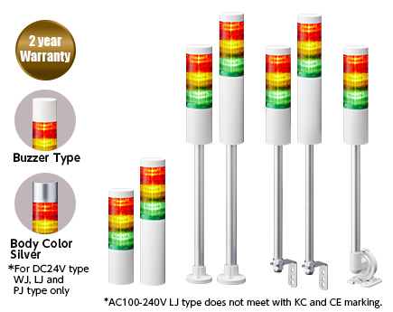 Luces de la columna de señalización LED de 60mm