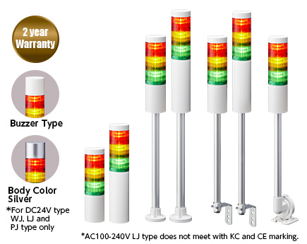 LR6 Luces de la columna de señalización LED de 60mm